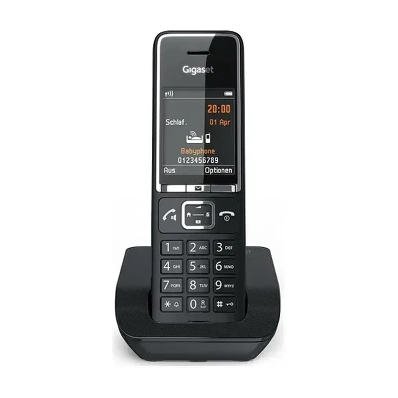 GIGASET WIRELESS PHONE COMFORT 550 BLACK CHROME (S30852-H3001-D204) 2
