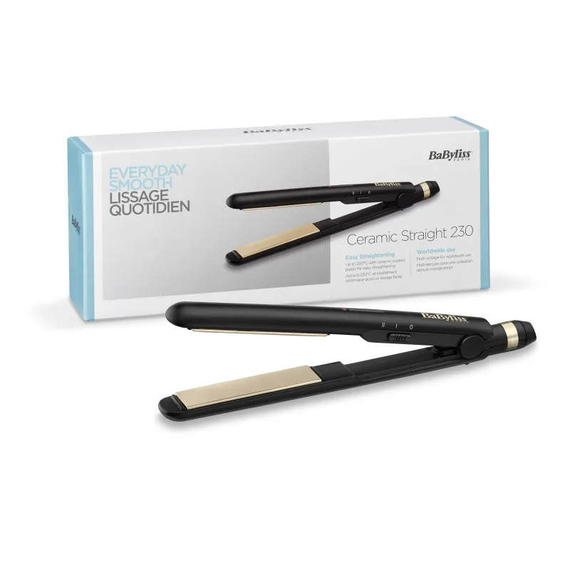 BABYLISS STRAIGHTENER CERAMIC STRAIGHT 230 ST089E 4