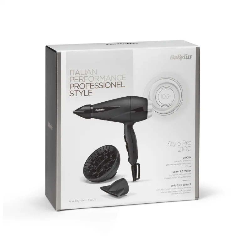 BABYLISS HAIR DRYER TURBO PRO 2100 6710DE 2