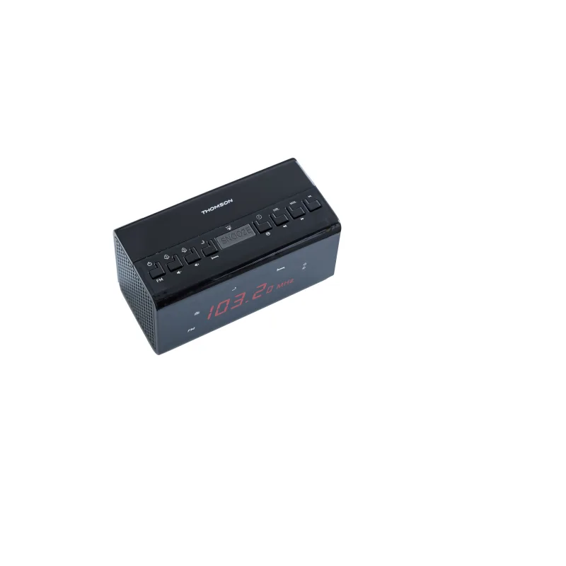 THOMSON ALARM-CLOCK + RADIO FM UP TO 20 PRESET BLACK CR50 2