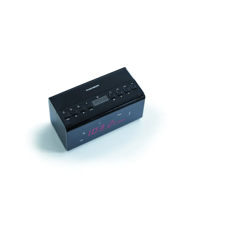 THOMSON THOMSON ALARM-CLOCK + RADIO FM UP TO 20 PRESET BLACK CR50