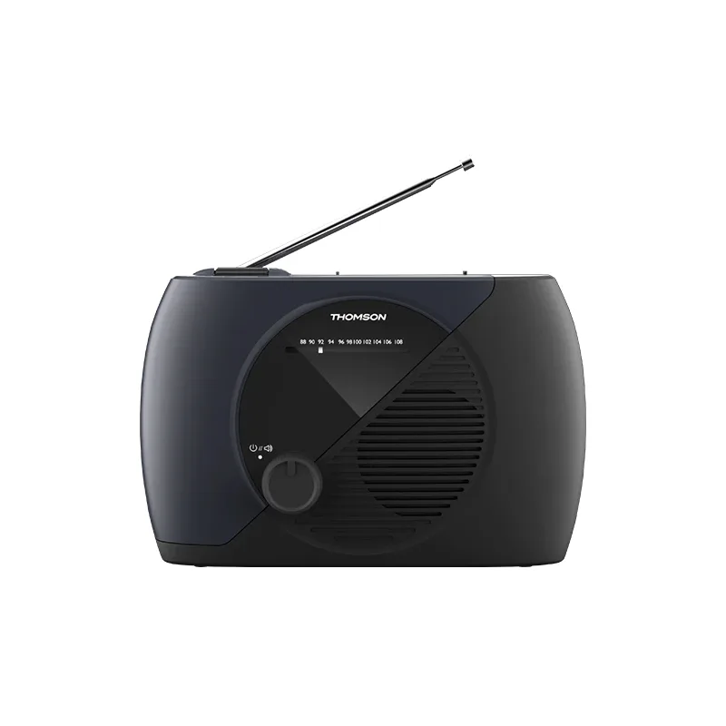 THOMSON THOMSON RADIO FM ANALOGUE POWERED BY ELECTRICITY OR BATTERIES BLACK RT350