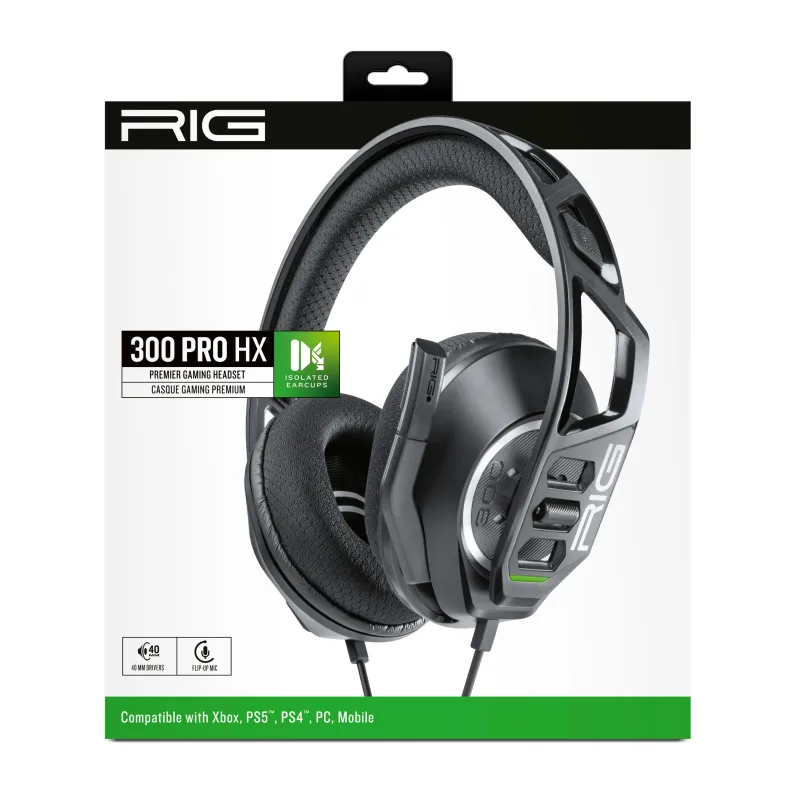NACON RIG PRO 300HX XBX GAMING HEADSET BLACK RIG300PROHX 4
