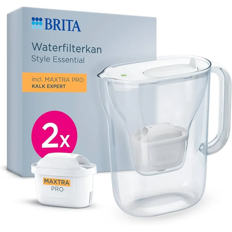 BRITA BRITA JUG STYLE ESSENTIAL WHITE 2,4L + 2 FILTERS MAXTRA PRO CAL