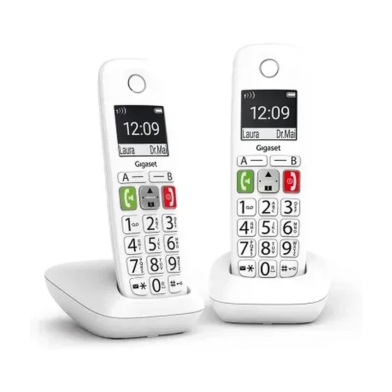 GIGASET GIGASET WIRELESS PHONE E290 DUO WHITE (L36852-H2901-D202)