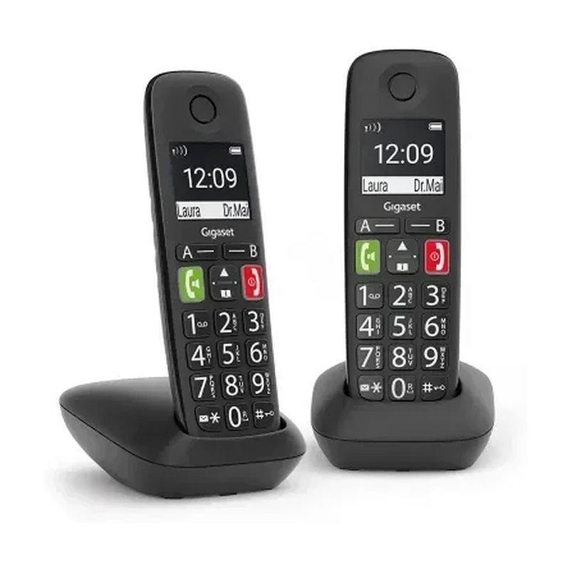 GIGASET GIGASET WIRELESS PHONE E290 DUO BLACK (L36852-H2901-D201)