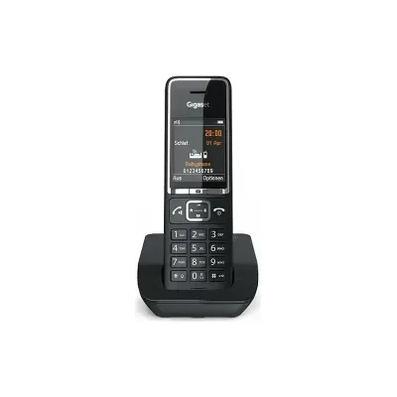 GIGASET GIGASET WIRELESS PHONE COMFORT 550 BLACK CHROME (S30852-H3001-D204)