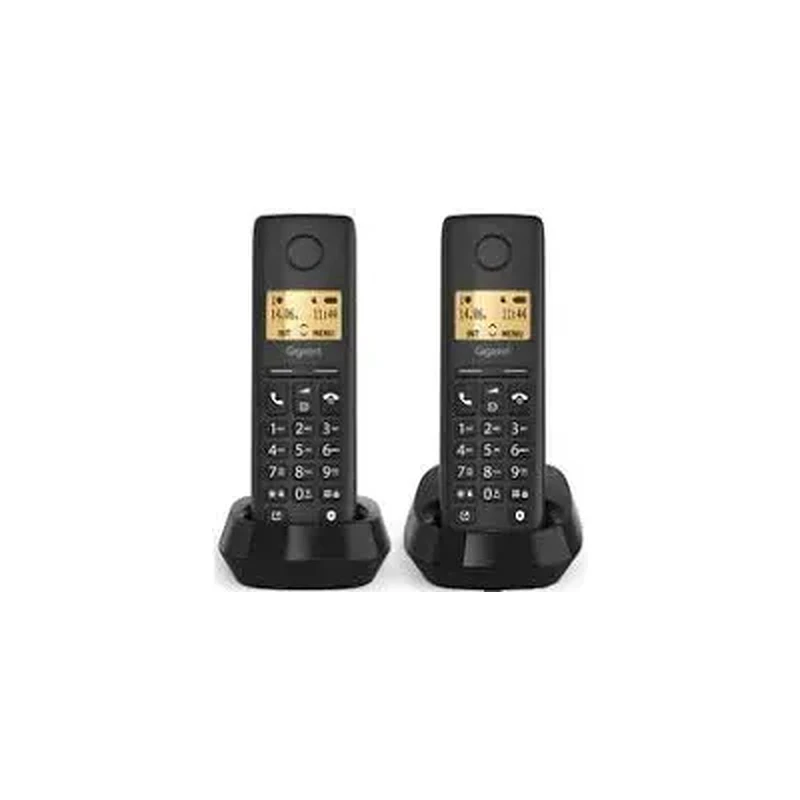 GIGASET GIGASET WIRELESS PHONE BASIC 100 DUO BLACK (L36852-H3206-D201)