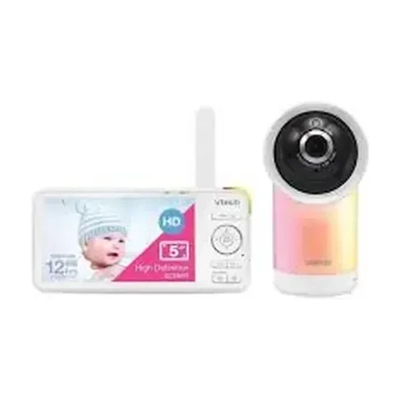 VTECH VTECH BABY MONITOR WI-FI CONNECTED WITH FULL HD SCREEN 5" WHITE