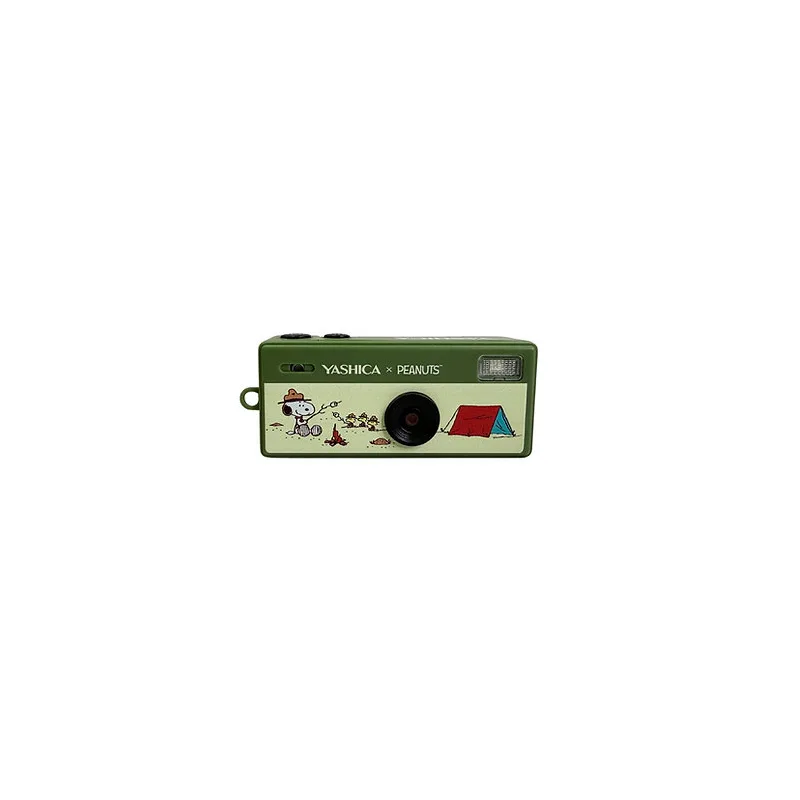 YASHICA FUNTASTIC KEYCHAIN CAMERA SNOOPY GREEN YAS-FASMNC-P1 2