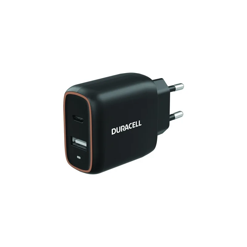 DURACELL DURACELL POWER WALL CHARGER 1XUSB-A + 1XUSB-C 20W DRACUSB19-EU