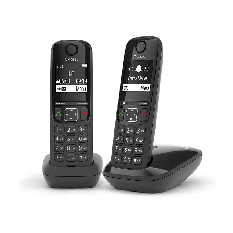 GIGASET WIRELESS PHONE AS690 DUO BLACK (L36852-H2816-D201) 2
