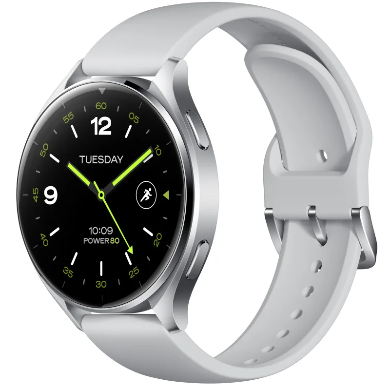 XIAOMI WATCH 2 SILVER CASE WITH GRAY TPU STRAP BHR8034GL 2