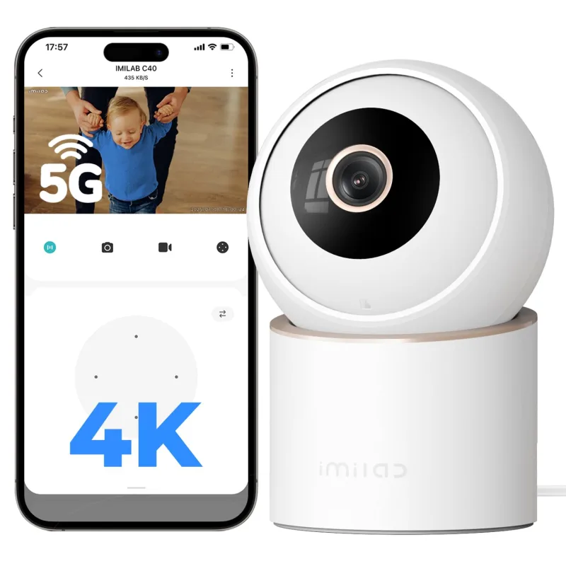 IMILAB IMILAB C40 HOME SECURITY CAMERA NIGHT VISION 360 4K WHITE CMSXJ112A