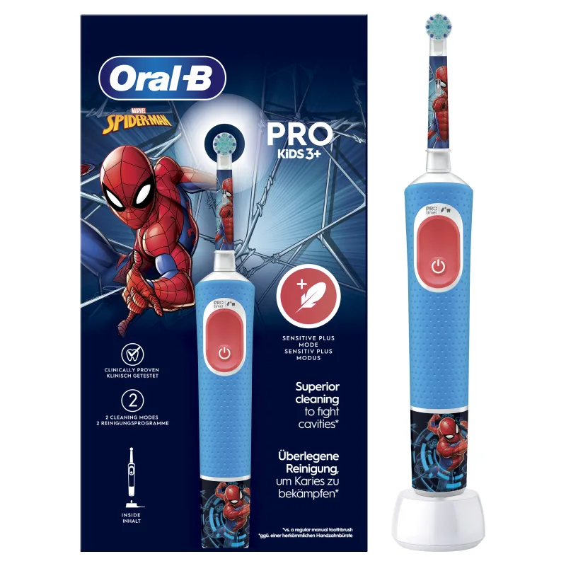ORAL-B TOOTHBRUSH PRO KIDS 3+ SPIDERMAN 2