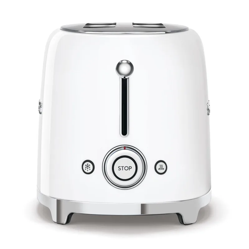 SMEG TOASTER 2X4 50´STYLE WHITE TSF02WHEU 2