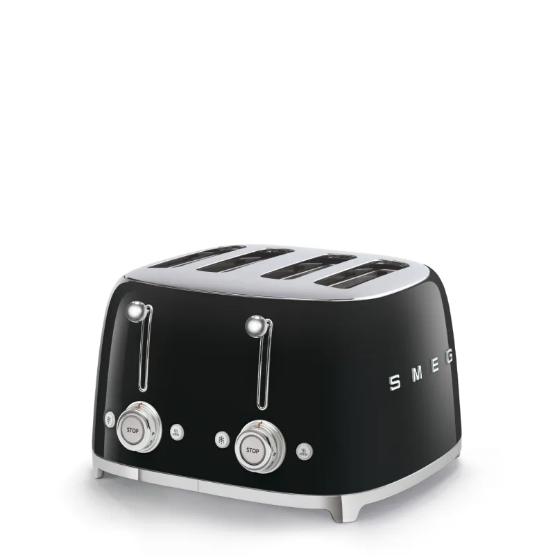 SMEG SMEG TOASTER 4X4 50´STYLE BLACK TSF03BLEU
