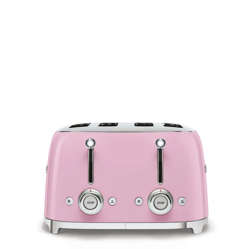 SMEG TOASTER 4X4 50´STYLE PINK TSF03PKEU 3