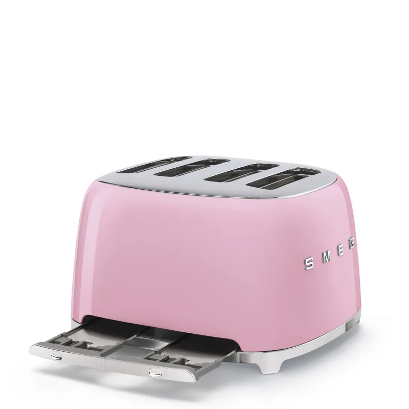 SMEG TOASTER 4X4 50´STYLE PINK TSF03PKEU 4