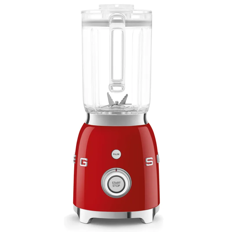 SMEG GLASS BLENDER RED BLF03RDEU 2