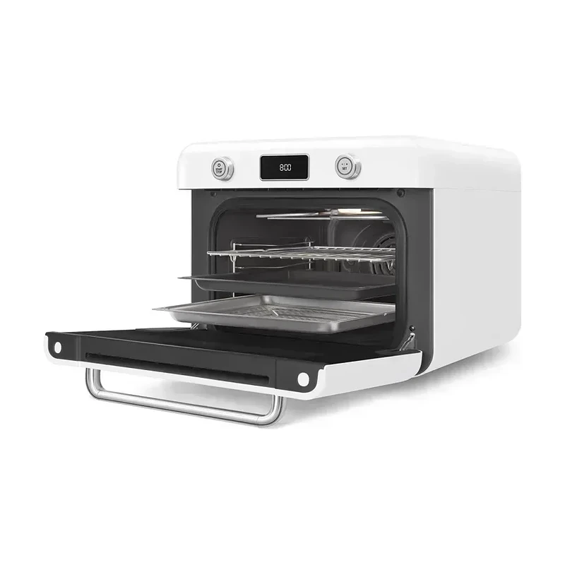 SMEG SMEG MULTIFUNCTION COUNTERTOP OVEN 50'S STYLE WITH GALILEO TECHNOLOGY WHITE COF01WHEU