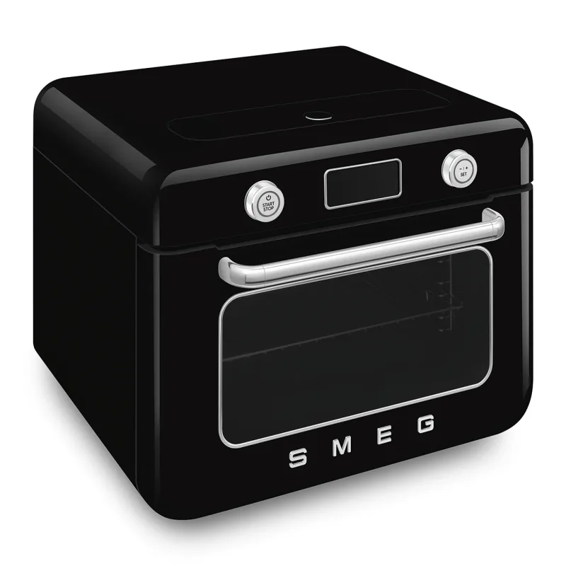 SMEG MULTIFUNCTION COUNTERTOP OVEN 50'S STYLE WITH GALILEO TECHNOLOGY BLACK COF01BLEU 3