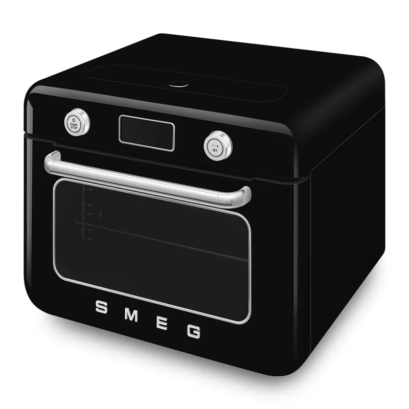 SMEG MULTIFUNCTION COUNTERTOP OVEN 50'S STYLE WITH GALILEO TECHNOLOGY BLACK COF01BLEU 4