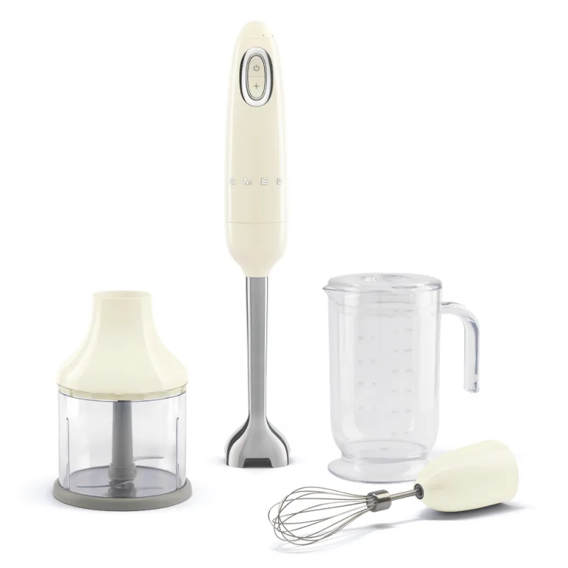 SMEG SMEG HAND BLENDER WITH ACCESORIES 50´STYLE CREAM HBF03CREU