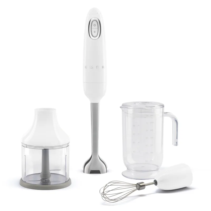 SMEG SMEG HAND BLENDER WITH ACCESORIES 50´STYLE WHITE HBF03WHEU