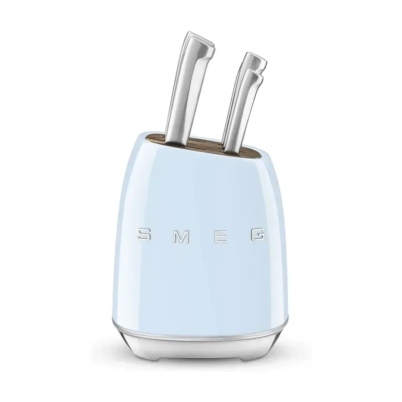 SMEG SMEG KNIFE BLOCK 50's STYLE PASTEL BLUE KBSF02PB