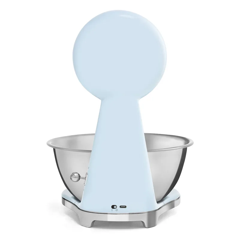 SMEG ANALOG AND DIGITAL KITCHEN SCALE PASTEL BLUE KSF01PBWW 3