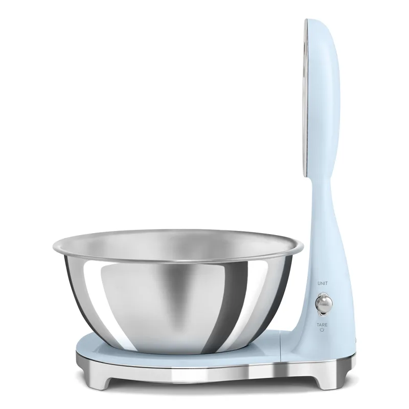 SMEG ANALOG AND DIGITAL KITCHEN SCALE PASTEL BLUE KSF01PBWW 4