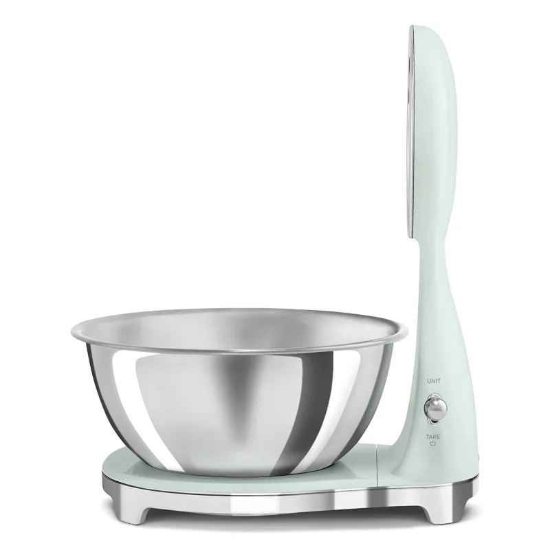 SMEG ANALOG AND DIGITAL KITCHEN SCALE PASTEL GREEN KSF01PGWW 4