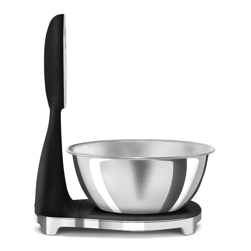 SMEG ANALOG AND DIGITAL KITCHEN SCALE BLACK KSF01BLWW 2