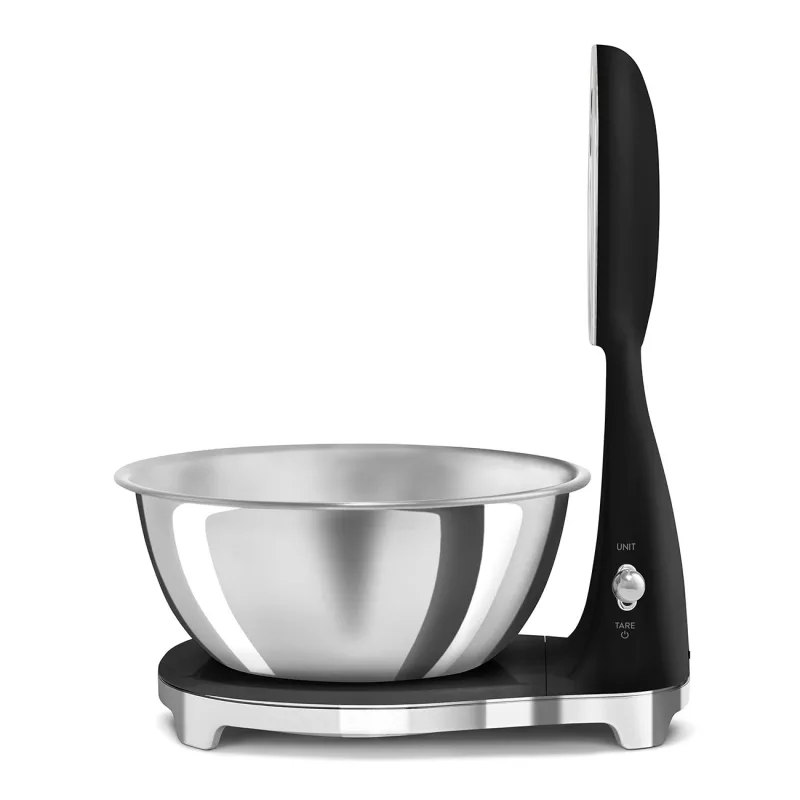 SMEG ANALOG AND DIGITAL KITCHEN SCALE BLACK KSF01BLWW 4