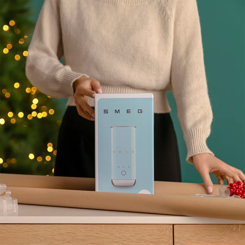SMEG MILK FROTHER 50´STYLE PASTEL BLUE MFF02PBEU 3