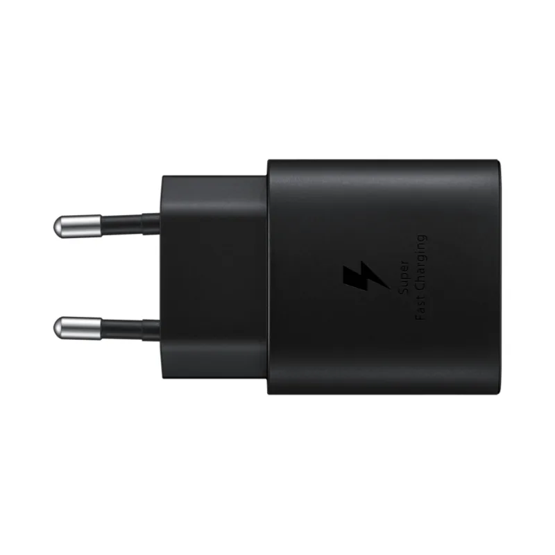SAMSUNG SAMSUNG PD 25W WALL CHARGER USB C TO C EP-TA800XBE BLACK