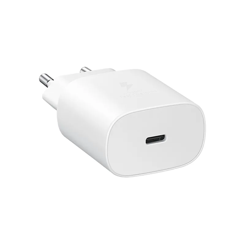 SAMSUNG TRAVEL ADAPTER WITH OUT CABLE USB C 25W/ WHITE EP-TA800NWEGEU 3