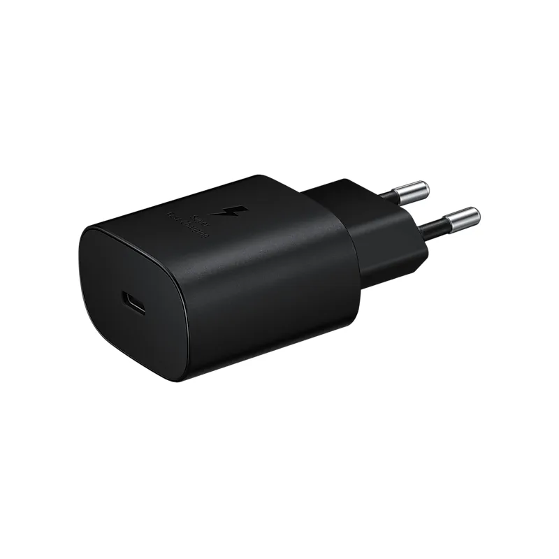 SAMSUNG CHARGER TRAVEL ADAPTER USB-C 25W BLACK W/O CABLE EP-TA800NBEGEU 2