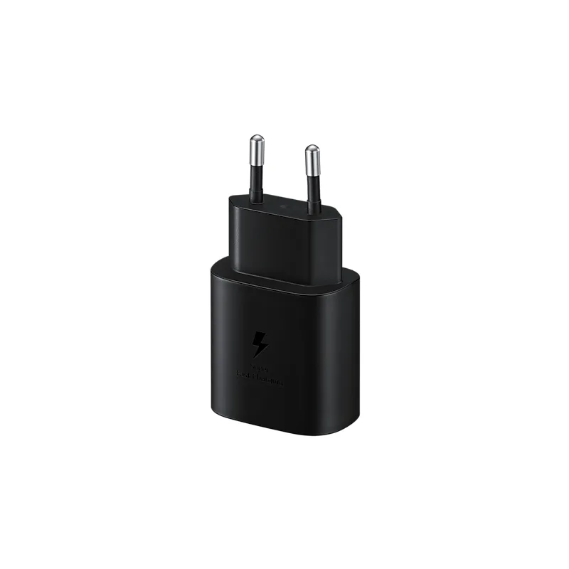 SAMSUNG CHARGER TRAVEL ADAPTER USB-C 25W BLACK W/O CABLE EP-TA800NBEGEU 3