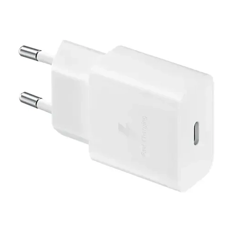 SAMSUNG SAMSUNG POWER WALL CHARGER 15W USB-C WHITE + CABLE USB-C TO USB-C 1M WHITE EP-T1510XWEGEU