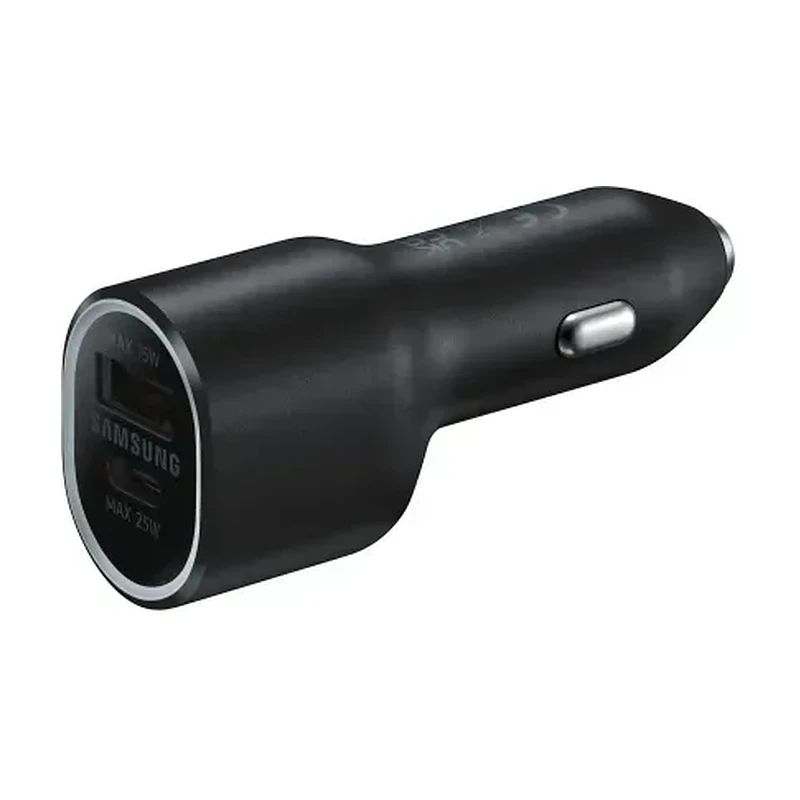 SAMSUNG SAMSUNG POWER CAR CHARGER DUAL USB-C 25W + USB 15W BLACK EP-L4020NBEGEU