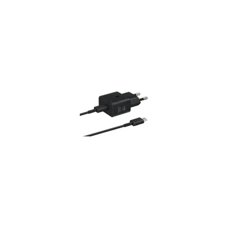 SAMSUNG SAMSUNG POWER WALL CHARGER 25W USB-C BLACK + CABLE USB-C TO USB-C BLACK EP-T2510XBEGEU