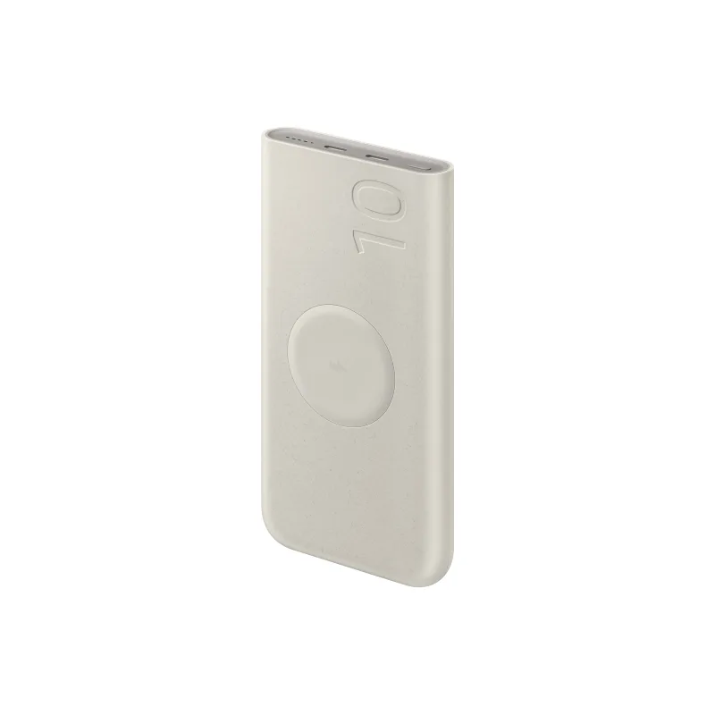 SAMSUNG POWER BANK  10.000MAH 25W MAX WIRELESS + DUALPORT 2XUSB-C BEIGE EB-U2510XUEGEU 2