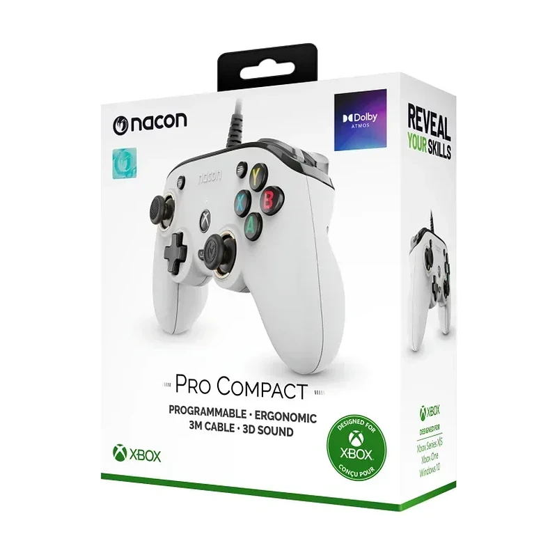 NACON XBOX X SERIES CONTROLLER PRO COMPACT WHITE 5